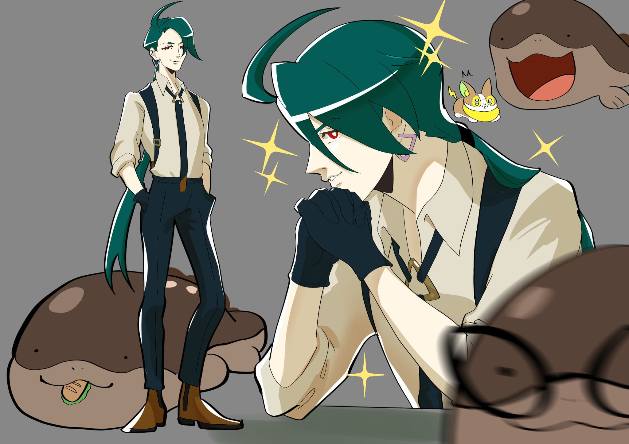 チリちゃんのかっこいいイラスト